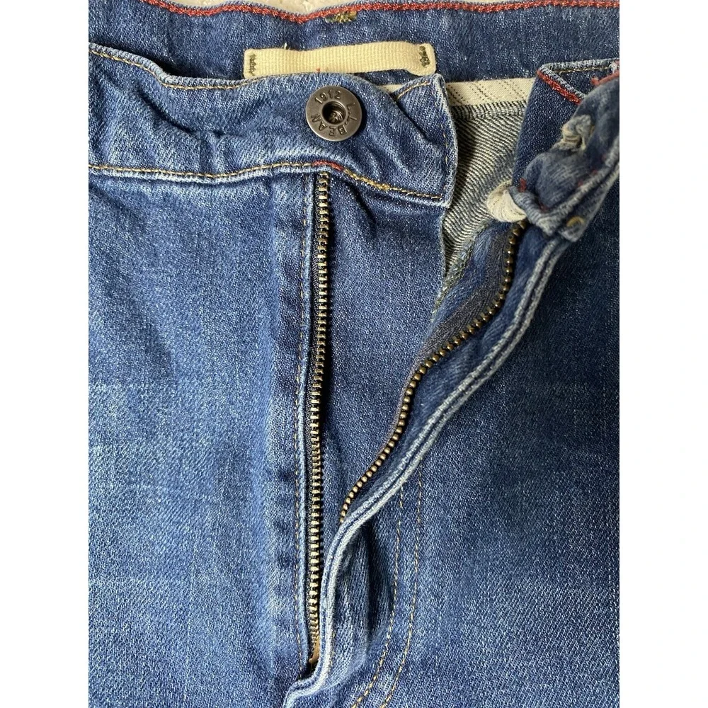 LL‎ Bean Standard Fit Jeans Men's 38x30 Measured 39x29 Blue Straight Leg Denim